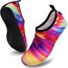imageVIFUUR Water Sports Shoes Barefoot QuickDry Aqua Yoga Socks Slipon for Men WomenDazzle