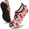 imageVIFUUR Water Sports Shoes Barefoot QuickDry Aqua Yoga Socks Slipon for Men WomenFour Leaf Clover