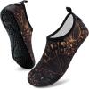 imageVIFUUR Water Sports Shoes Barefoot QuickDry Aqua Yoga Socks Slipon for Men WomenGoldenflower