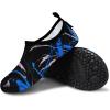 imageVIFUUR Water Sports Shoes Barefoot QuickDry Aqua Yoga Socks Slipon for Men WomenGraffiti Blue