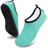 imageVIFUUR Water Sports Shoes Barefoot QuickDry Aqua Yoga Socks Slipon for Men WomenGreen