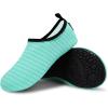imageVIFUUR Water Sports Shoes Barefoot QuickDry Aqua Yoga Socks Slipon for Men WomenGreen