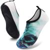 imageVIFUUR Water Sports Shoes Barefoot QuickDry Aqua Yoga Socks Slipon for Men WomenGreenFeather