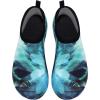 imageVIFUUR Water Sports Shoes Barefoot QuickDry Aqua Yoga Socks Slipon for Men WomenGreenFeather