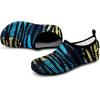 imageVIFUUR Water Sports Shoes Barefoot QuickDry Aqua Yoga Socks Slipon for Men WomenLooming BlueYellow