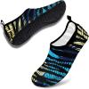imageVIFUUR Water Sports Shoes Barefoot QuickDry Aqua Yoga Socks Slipon for Men WomenLooming BlueYellow