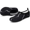 imageVIFUUR Water Sports Shoes Barefoot QuickDry Aqua Yoga Socks Slipon for Men WomenMarble Black