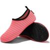 imageVIFUUR Water Sports Shoes Barefoot QuickDry Aqua Yoga Socks Slipon for Men WomenPink