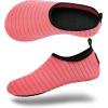 imageVIFUUR Water Sports Shoes Barefoot QuickDry Aqua Yoga Socks Slipon for Men WomenPink