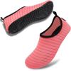 imageVIFUUR Water Sports Shoes Barefoot QuickDry Aqua Yoga Socks Slipon for Men WomenPink