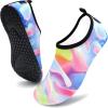 imageVIFUUR Water Sports Shoes Barefoot QuickDry Aqua Yoga Socks Slipon for Men WomenRipple