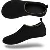 imageVIFUUR Water Sports Shoes Barefoot QuickDry Aqua Yoga Socks Slipon for Men WomenSoidblack