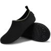 imageVIFUUR Water Sports Shoes Barefoot QuickDry Aqua Yoga Socks Slipon for Men WomenSoidblack