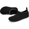 imageVIFUUR Water Sports Shoes Barefoot QuickDry Aqua Yoga Socks Slipon for Men WomenSoidblack