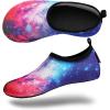 imageVIFUUR Water Sports Shoes Barefoot QuickDry Aqua Yoga Socks Slipon for Men WomenStarryred