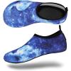 imageVIFUUR Water Sports Shoes Barefoot QuickDry Aqua Yoga Socks Slipon for Men WomenStarrysky