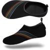 imageVIFUUR Water Sports Shoes Barefoot QuickDry Aqua Yoga Socks Slipon for Men WomenXidaiBlack