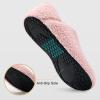 imageVIFUUR House Slippers for Women Men Slip on Indoor Barefoot Slipper Socks Fuzzy Cozy Sock Shoes for Home Bedroom TravelApink