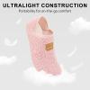 imageVIFUUR House Slippers for Women Men Slip on Indoor Barefoot Slipper Socks Fuzzy Cozy Sock Shoes for Home Bedroom TravelApink