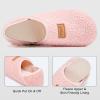 imageVIFUUR House Slippers for Women Men Slip on Indoor Barefoot Slipper Socks Fuzzy Cozy Sock Shoes for Home Bedroom TravelApink