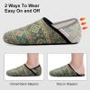 imageVIFUUR House Slippers for Women Men Slip on Indoor Barefoot Slipper Socks Fuzzy Cozy Sock Shoes for Home Bedroom TravelBohemian