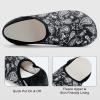 imageVIFUUR House Slippers for Women Men Slip on Indoor Barefoot Slipper Socks Fuzzy Cozy Sock Shoes for Home TravelBlack Cashew