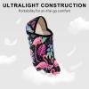 imageVIFUUR House Slippers for Women Men Slip on Indoor Barefoot Slipper Socks Fuzzy Cozy Sock Shoes for Home TravelFlamingo