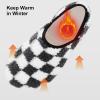 imageVIFUUR House Slippers for Women Men Slip on Indoor Barefoot Slipper Socks Fuzzy Cozy Sock Shoes for Home TravelGrey Board