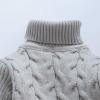 imageVIFUUR Kids Bear Turtleneck Sweater Boys Girls Knit Sweater for Christmas