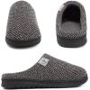 imageVIFUUR Mens Womens Slippers Memory Foam Slippers Short Plush Lining NonSlip Sole Slippers Indoor Outdoor