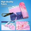 imageVIFUUR Microfiber Beach Towel for Travel Quick Dry Super Absorbent Lightweight Camping Towel Suitable for Camping Backpacking Gym Beach Swimming Yoga Beach 60x30inch