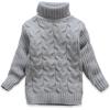 imageVIFUUR Kids Bear Turtleneck Sweater Boys Girls Knit Sweater for Christmas