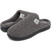 imageVIFUUR Mens Womens Slippers Memory Foam Slippers Short Plush Lining NonSlip Sole Slippers Indoor Outdoor