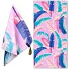 imageVIFUUR Microfiber Beach Towel for Travel Quick Dry Super Absorbent Lightweight Camping Towel Suitable for Camping Backpacking Gym Beach Swimming Yoga Beach 60x30inch