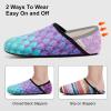 imageVIFUUR House Slippers for Women Men Slip on Indoor Barefoot Slipper Socks Fuzzy Cozy Sock Shoes for Home Bedroom TravelFishscales