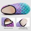imageVIFUUR House Slippers for Women Men Slip on Indoor Barefoot Slipper Socks Fuzzy Cozy Sock Shoes for Home Bedroom TravelFishscales