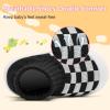 imageVIFUUR Baby Shoes Girls Boys Toddler Sneakers NonSlip First Walkers Shoes for Babies 6 9 12 18 24 MonthsH Black Board
