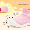 imageVIFUUR Baby Shoes Girls Boys Toddler Sneakers NonSlip First Walkers Shoes for Babies 6 9 12 18 24 MonthsH Pink