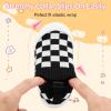 imageVIFUUR Baby Shoes Girls Boys Toddler Sneakers NonSlip First Walkers Shoes for Babies 6 9 12 18 24 MonthsL Black Board