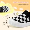 imageVIFUUR Baby Shoes Girls Boys Toddler Sneakers NonSlip First Walkers Shoes for Babies 6 9 12 18 24 MonthsL Black Board