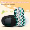 imageVIFUUR Baby Shoes Girls Boys Toddler Sneakers NonSlip First Walkers Shoes for Babies 6 9 12 18 24 MonthsL Greenstripes