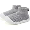 imageVIFUUR Baby Shoes Girls Boys Toddler Sneakers NonSlip First Walkers Shoes for Babies 6 9 12 18 24 MonthsH Grey