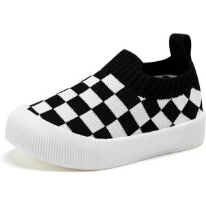 imageVIFUUR Baby Shoes Girls Boys Toddler Sneakers NonSlip First Walkers Shoes for Babies 6 9 12 18 24 MonthsL Black Board