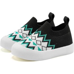 imageVIFUUR Baby Shoes Girls Boys Toddler Sneakers NonSlip First Walkers Shoes for Babies 6 9 12 18 24 MonthsL Greenstripes