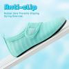 image:imageVIFUUR Kids Water Shoes Boys Girls Barefoot Water Sports Socks HookampLoop Beach Shoes Quick Dry Aqua Socks Swim Walking Outdoor Sports for ToddlerCyan1