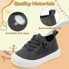 image:imageVIFUUR Baby Shoes Girls Boys Toddler Sneakers NonSlip First Walkers Shoes for Babies 6 9 12 18 24 Months01 Darkgrey