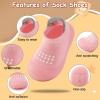 image:imageVIFUUR Baby Sock Shoes Boys Grils Sneakers Infant Slipper Socks Toddler First Walking Shoes NonSlip Rubber Sole for Babies 6 9 12 18 24 MonthsPink