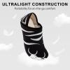 image:imageVIFUUR House Slippers for Women Men Slip on Indoor Barefoot Slipper Socks Fuzzy Cozy Sock Shoes for Home Bedroom TravelBlack Cat Paw