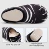 image:imageVIFUUR House Slippers for Women Men Slip on Indoor Barefoot Slipper Socks Fuzzy Cozy Sock Shoes for Home Bedroom TravelBlack Cat Paw