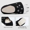 image:imageVIFUUR House Slippers for Women Men Slip on Indoor Barefoot Slipper Socks Fuzzy Cozy Sock Shoes for Home Bedroom TravelWhite Cat Paw